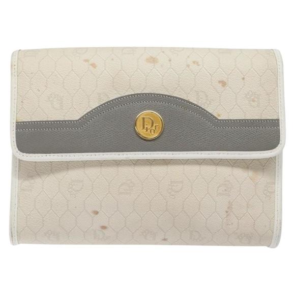 Dior Honeycomb White Canvas shoulder - Picture 1 of 10